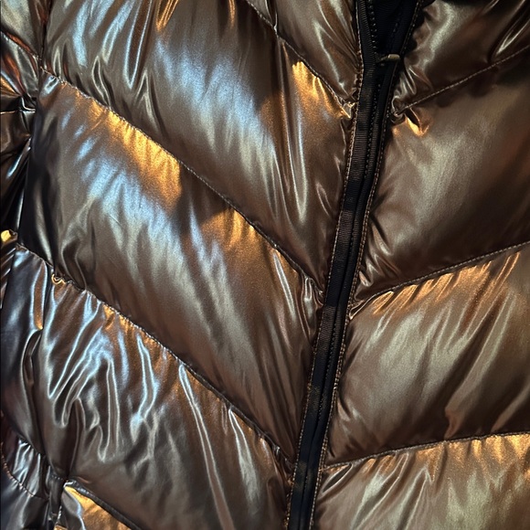 Athleta Gold Puffer Jacket - Picture 3 of 5